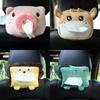 Cartoon Capybara Car Tissue Box - Seat Back Hanging Style Interior Decoration