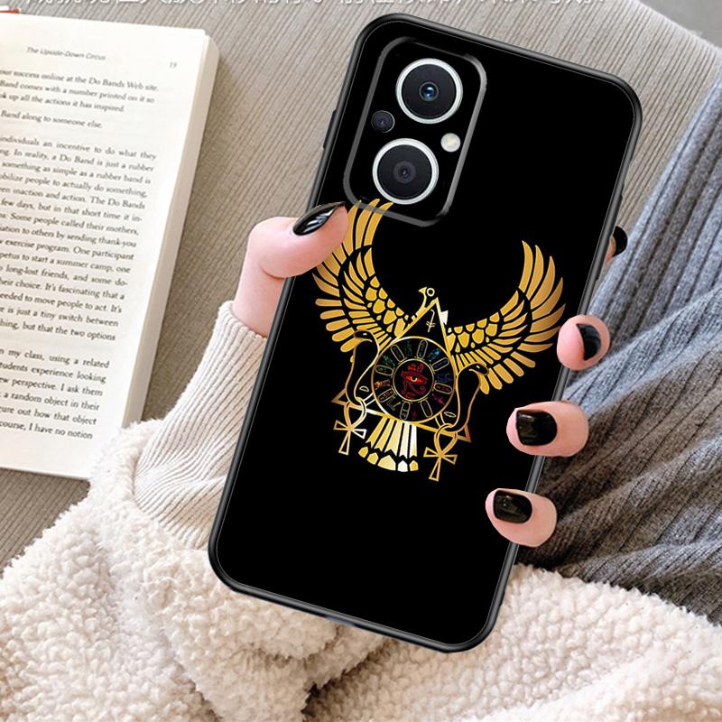 Egypt Nefertiti Anubis Ankh Case For OPPO Reno 13F 13 12 F 11 8T 7 8 10 Pro OPPO Find X8 X6 Pro X3 X5 Lite Cover Fundas