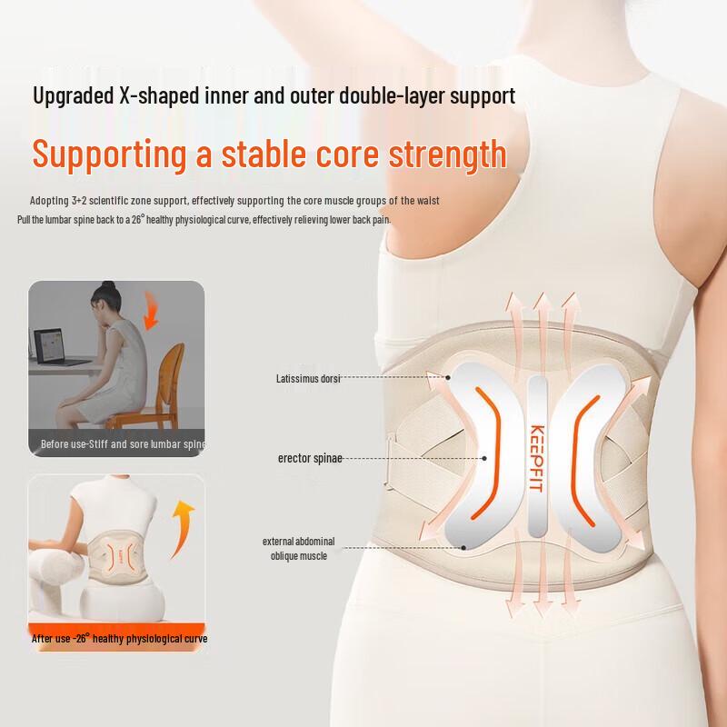 Keepfit Lumbar Support & Heating Massager
