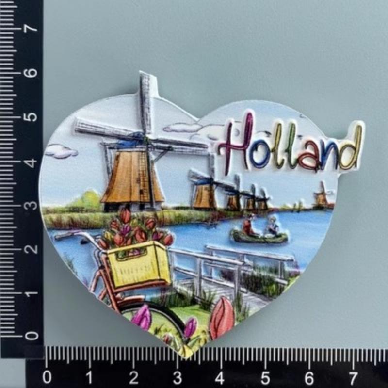 Holland Amsterdam Fridge Magnets the Netherlands Travelling Souvenirs Fridge Stickers Home Decor Gifts Potho Wall Stickers