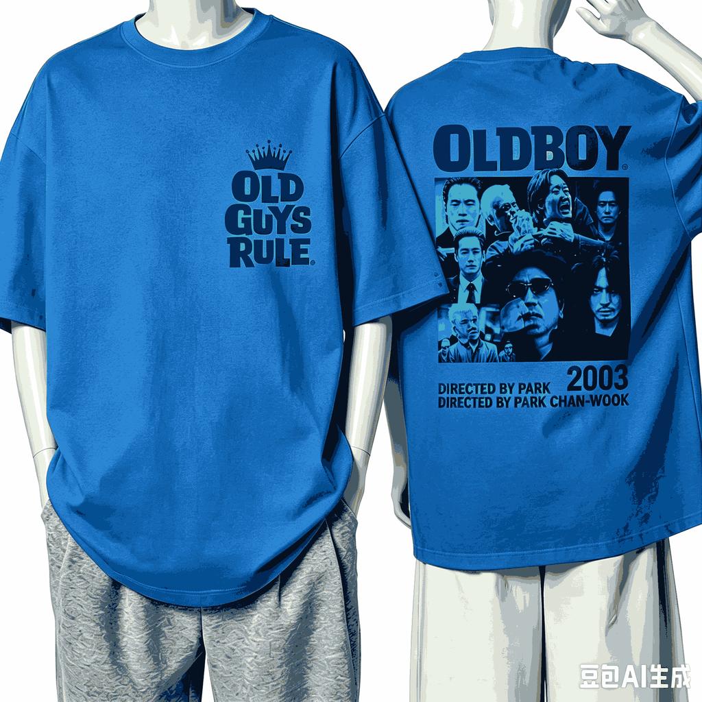 Old Boy Für Fan Geschenk T-Shirt Unisex Unisex Harajuku Oversized Unisex Kurzarm Streetwear Hohe Qualität Paare Bequem Weich
