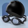 2pcs Adult Swimming Goggles and Swimming Cap, Anti-Leakage and Anti-Fog Swimming Goggles
