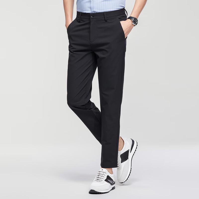 Men's Business Casual Straight Leg Trousers