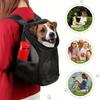 Sac de Transport pour Chien en Maille Portable Sac à Dos Respirant pour Chien Pliable Grande Capacité, Sac à Dos d'Extérieur Respirant pour Chien de Grande Capacité