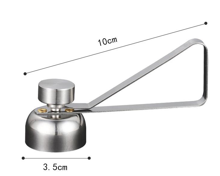 Eieröffner, Eierschneider, Edelstahl, Eierschlagwerkzeug, Küchenzubehör, Werkzeuge, kreative Gadgets, 2-in-1-Eischläger