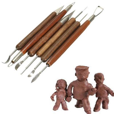 6 pezzi di argilla per scultura in cera, intaglio, ceramica, fai da te, strumenti per modellare, regalo in polimero