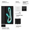 LELO Soraya 2 Rabbit Massager for Internal and External Waterproof 1 Aqua Pleasure, & Wireless, Piece,