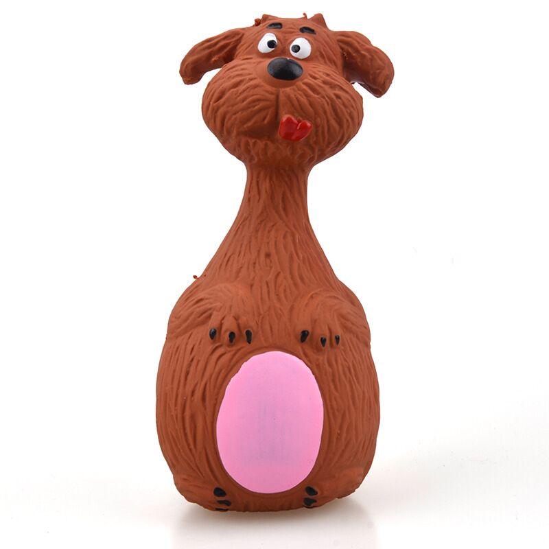 Pet Dog Toys Latex Squeaky Sound Toys Bite-Resistant Puppy Soft Rubber Toy Chew Teeth Cleaning Small Medium Dogs Elephant Cow
