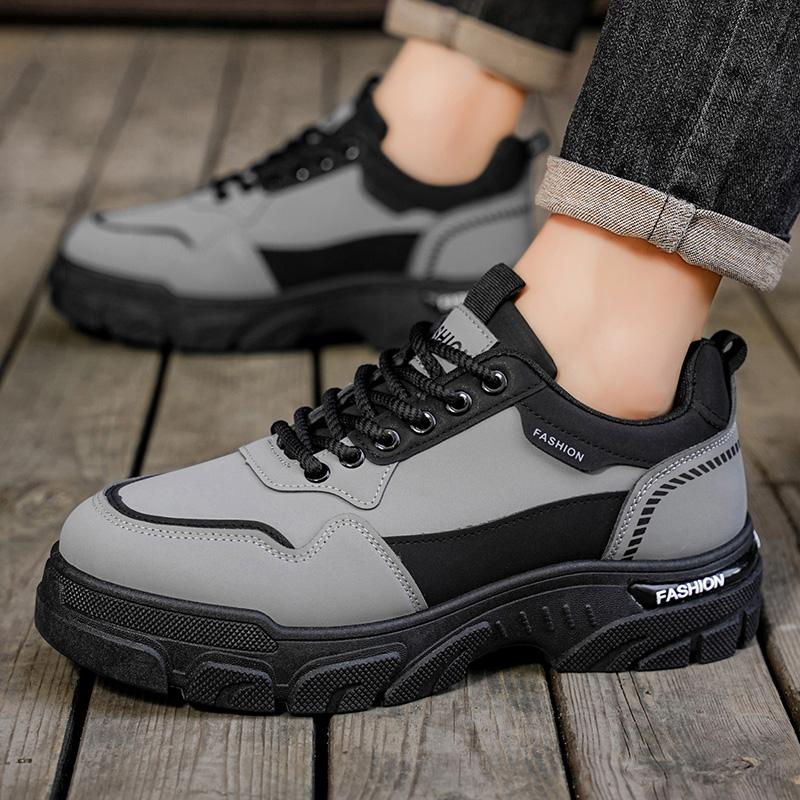 Men's New Casual Sports Shoes with Retro Style Outdoor Wear-resistant and Anti Slip Trendy Sports Shoes Versatile Trendy Shoes