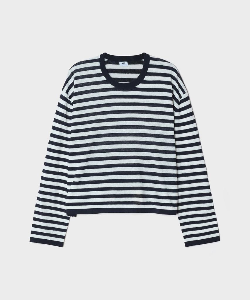 Seupao Summer Stripe Crop Knit_Spkwg37G90