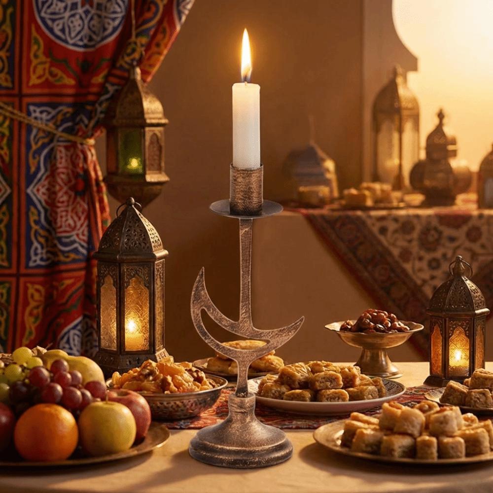 Vintage Stars Candle Holder Handicraft Hollow Candle Holders Modern Candle Stand  Dining Table