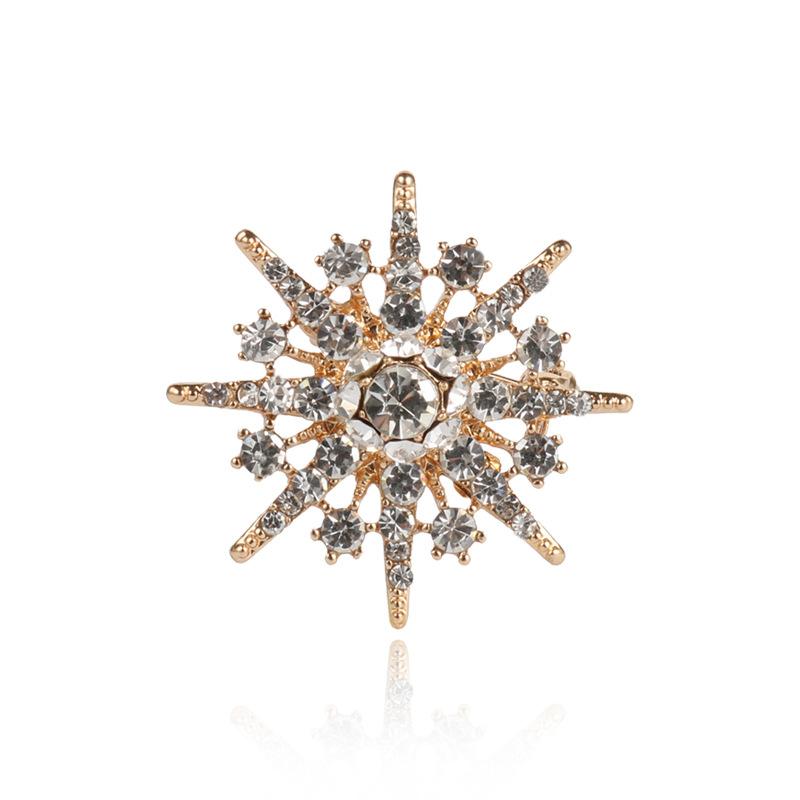 Men'S Brooch High-End Luxury Corsage Accessories Ins Trendy Personality Business Suit Collar Button Pin Clothes Badge Decoration