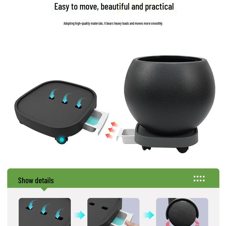 Nordic Spherical Resin Flower Pot - Versatile & Durable for Indoor/Outdoor Use, Large Diameter