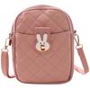 New Diamond Women's Bag Casual Mobile Phone Bag Shoulder Messenger Bag Cute Rabbit Lock Small Bag One Piece