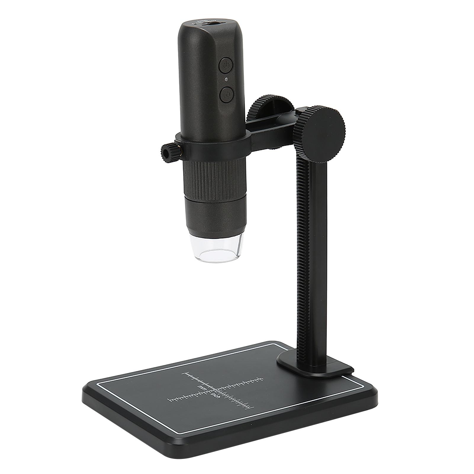 

Цифровой USB-микроскоп Портативный WiFi 50X‑1000X 8 светодиодный цифровой микроскоп с регулируемой подставкой для