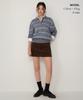 MUSINSA STANDARD WOMAN Women'S Multi-Stripe Collared Knit [Gray]