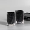 Bathroom Five Piece Set Black Toiletry Lotion Bottle Mouthwash Cup Tray Storage Accessories Toilet Soap Dispenser