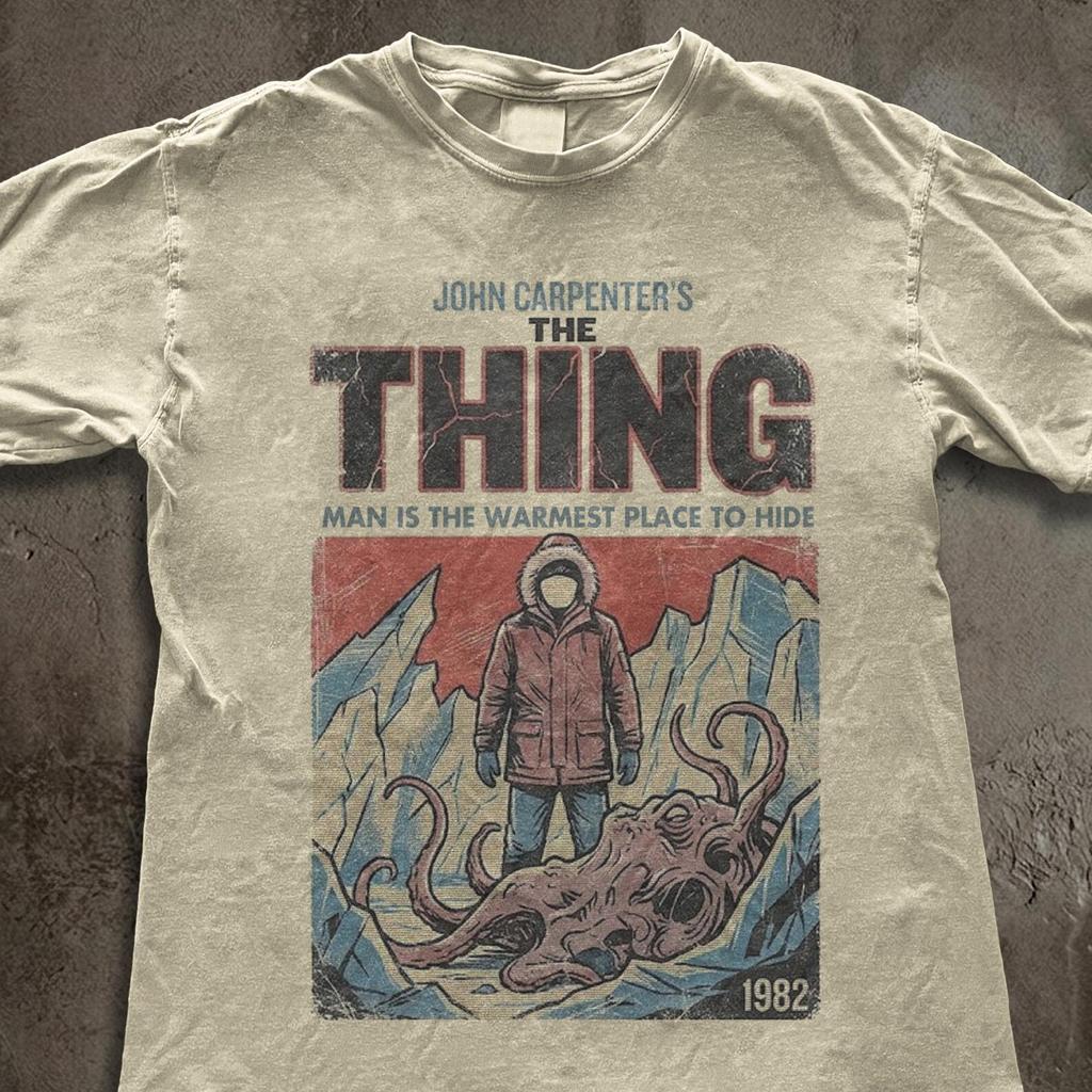 The Thing poster T-Shirt | Retro horror graphic tee