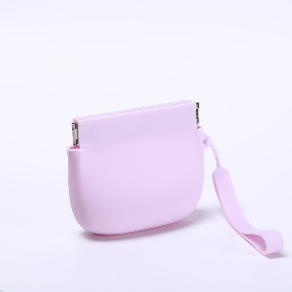 1PC Portable Silicone Coin Purse Earphone Bag Headphone Organizer Mini Sundry Cosmetic Bag Female Lipstick Change Storage Bag