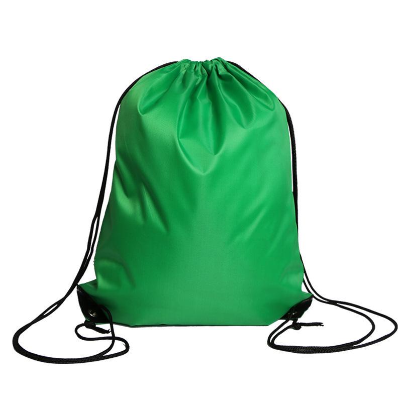 Custom Logo Colorful Polyester Drawstring Backpack for Sports & Marathons