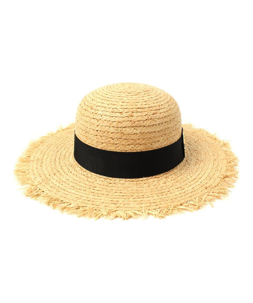 Yunibeosyeolkemiseuteuli Gdmt Round Natural Raffia Hat Panama Hat