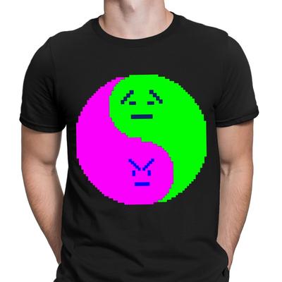 Yin Yang Mooninites Zeichentrickserie Lustige Herren Damen T-Shirts Top#D