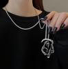 Collana Alta Qualità Lunga Falce della Morte Ciondolo Hip Hop
