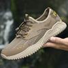 Nya mesh flugvävda meshskor herr stötdämpande och andningsbara utomhus sport- och fritidsskor i stora storlekar