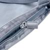 PRADA Triangle logo Silk satin Shoulder Bag Satin Light Gray Women Used