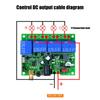433Mhz Wireless Remote Control Switches 12V-36V/220V 4CH Receiver Module with 4-channel Remote Transmitter Set