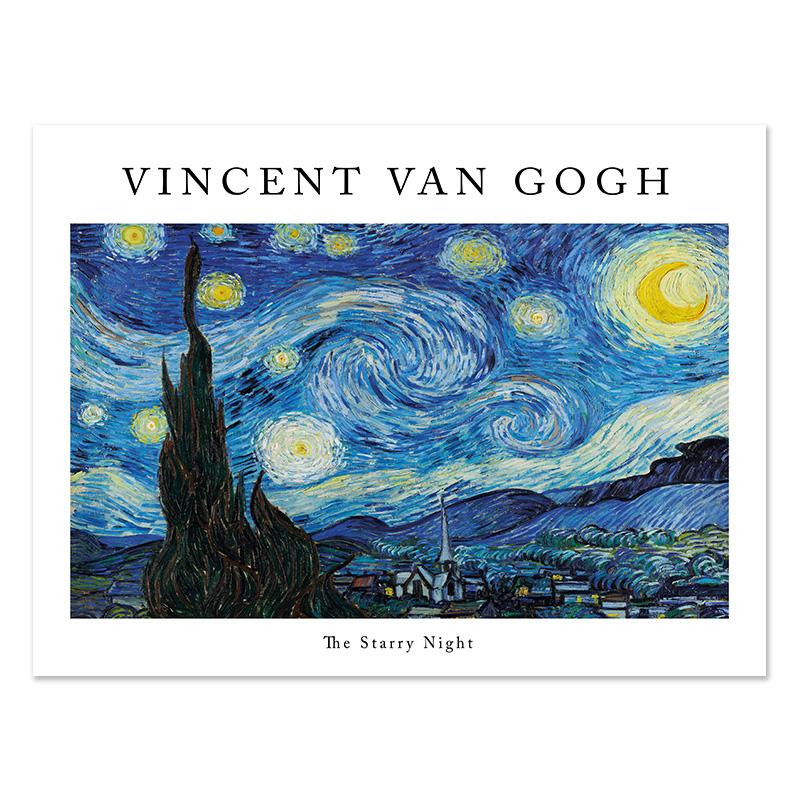 Van Gogh Matisse Picasso William Poster Drucke Raumdekoration Abstrakte Leinwandmalerei Blumenwandkunst für Wohnzimmer Wohnkultur