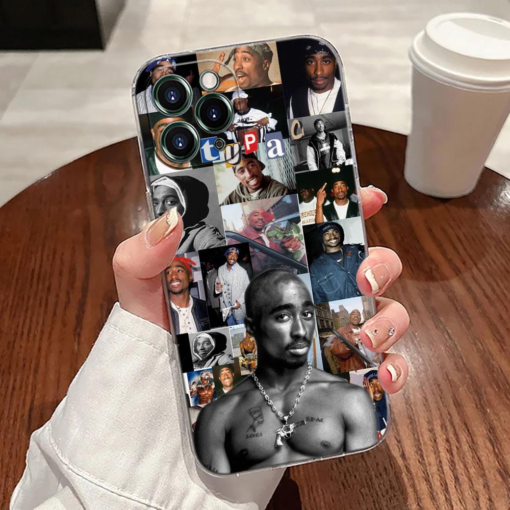 2 Pac Tupac Tupad Jada Rapper Case For Apple iPhone 17 16 15 14 13 12 11 Pro Max Plus 16E 17Air 17Pro Phone Cover Silicone Funda