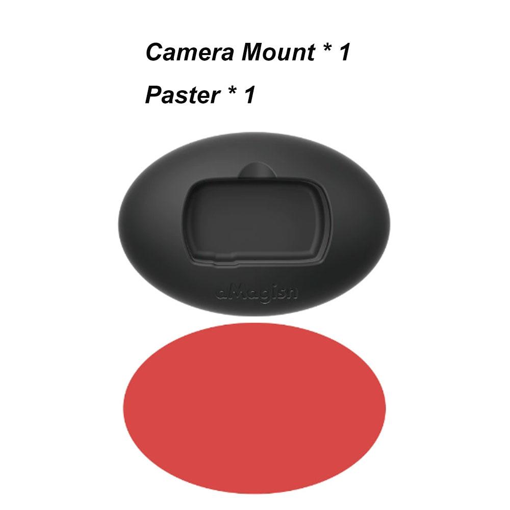 For Insta360 X5/X4/X3 Camera Mount Desk Stand Mount Base Holder Silicone Vehicle Dock Support Action Camera Accessorie