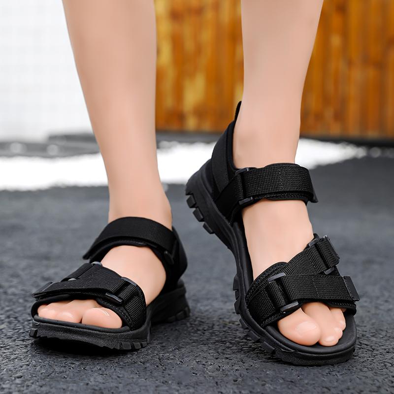 Fashion Fashion Men's Sandals Summer Soft Beach Comfortable Sandals Outdoor Men Open Toe Roman Casual Beach Sandals Size 45