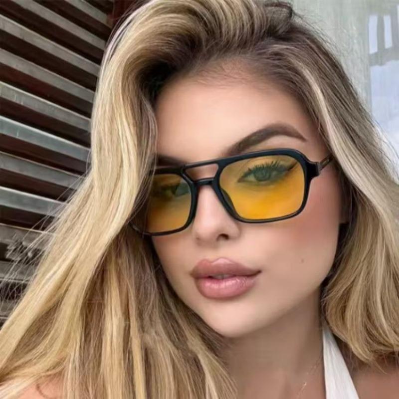 Small Vintage Square Sunglasses Women Brand Designer Mirror Sun Glasses Female Fashion Retro Leopard Frame Blue