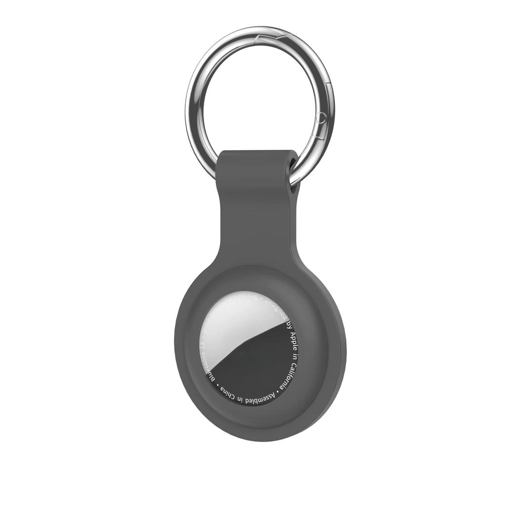 Keychain For Apple AirTag Silicone Protective Case Cover Key Chain Anti-Loss Ring AirTags Accessories for AirTag Pendant