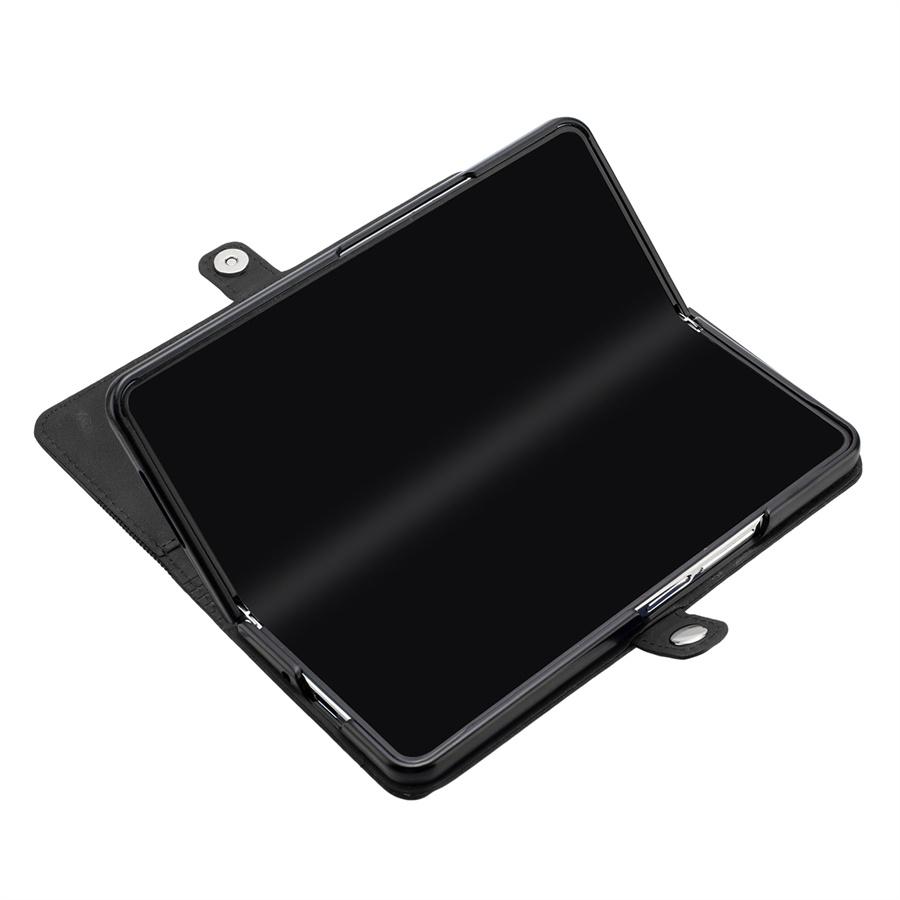 Z Fold7 5G 2025 Flip Case For Samsung Galaxy Z Fold 7 Leather Texture Wallet Funda For Galaxy Z Fold 6 5 4 3 Luxury Cover