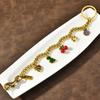 Summer Fruit Pendant Bag Charm With Metal Chain For Fashionable Women