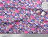 Soimoi Japan Crepe Satin Fabric Camouflage Texture & Flamingo Bird Printed Craft Fabric by the Metre 42 Inch