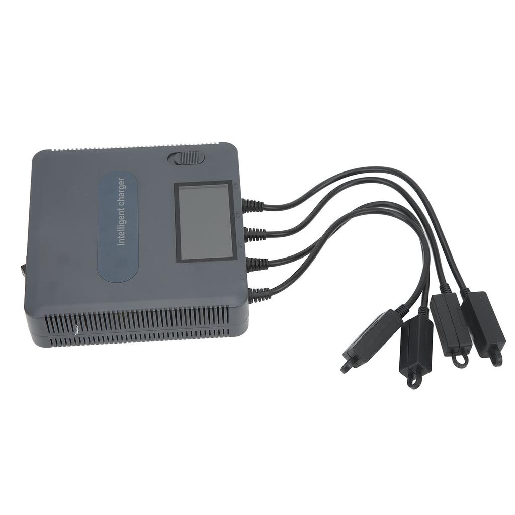 LCD Display Battery Charger Fast Charging Smart Battery Charging Hub for DJI Mavic AIR 2 Mavic AIR 2S UAV Grey 100‑240V