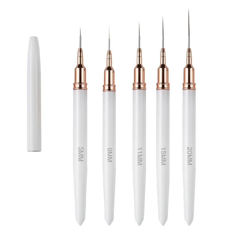 Nails Art Liner Brush Nail Painting Brush Pen Nails Painting Pen Multifunctional Nails Brush for Long Line Details