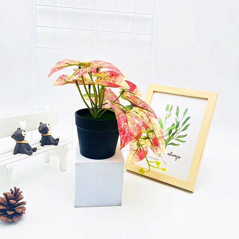 Simulation Epipremnum Aureum Potted Artificial Plant Decor Ornament