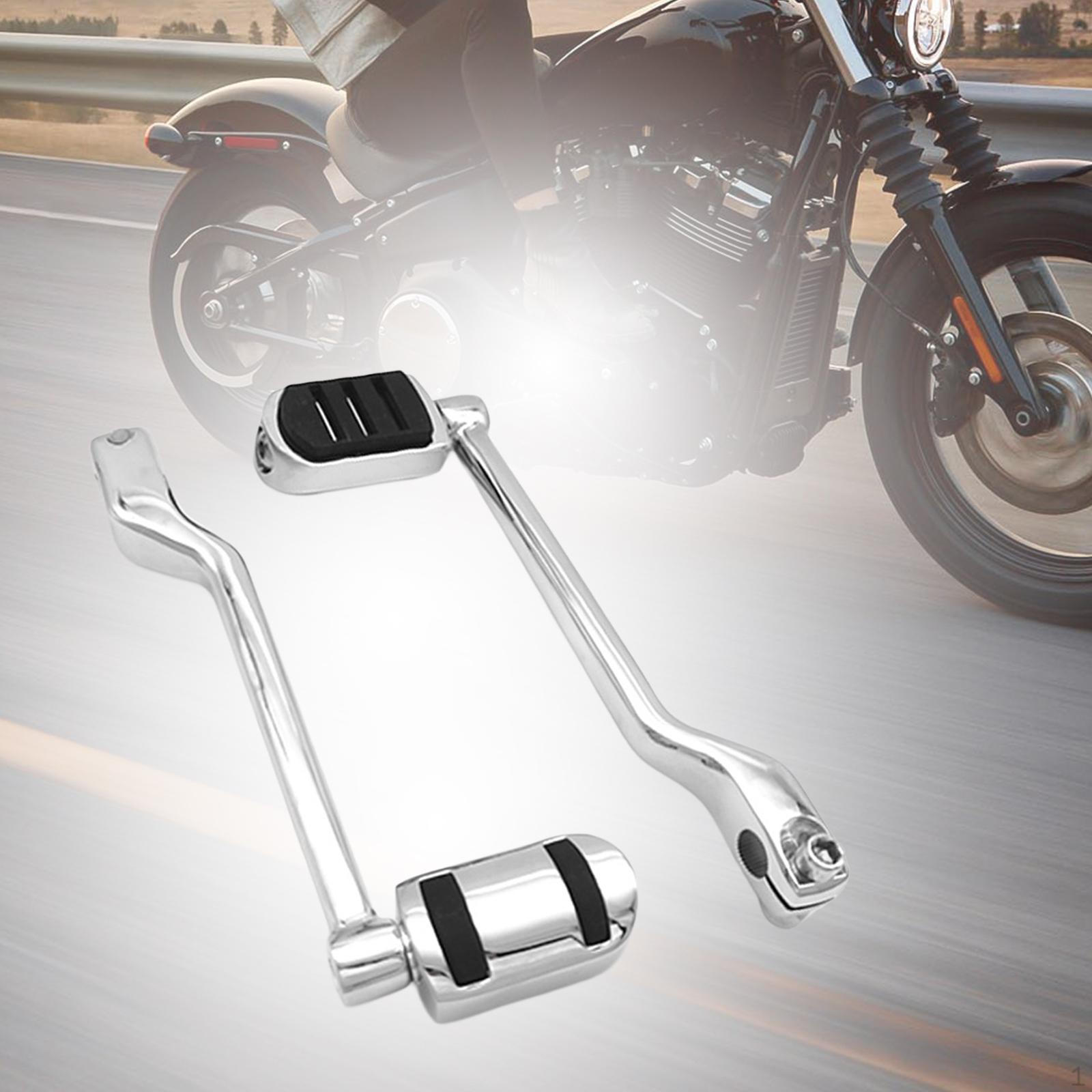 

2 рычага переключения передач, практичная замена для Harley Road King Plating