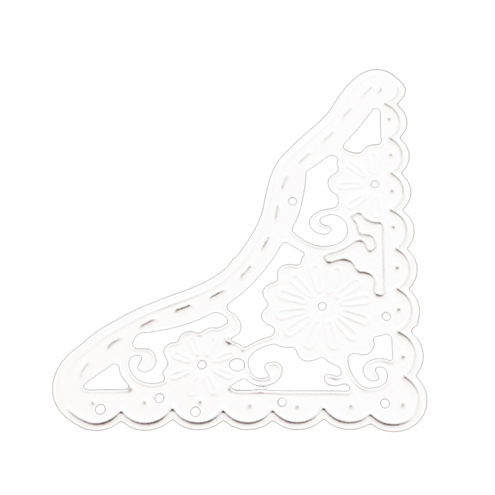 

BL Треугольный цветок для резки штампа для детского скрапбука, бумажной карты, альбома, шаблона для рукоделия, инструмент серебряный