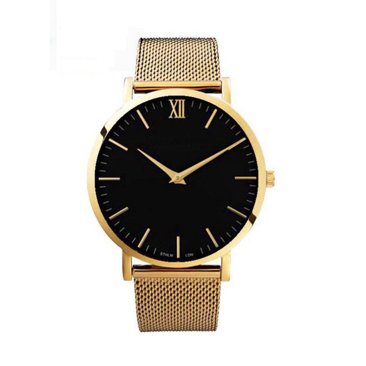 Hew Itt Simple British Lar Sson Stainless Steel Mesh Strap Jen-Nincs Watch 766B