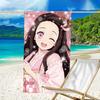 1pc Nezouko7 Beach Towel, Beach and Seaside Swimming Pool Equipment, Fashion Pattern, Rectangular, Travel Essentials