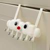 Cute Cloud-Shaped Over-the-Door Clothes Hanger Multipurpose Wall-Mounted Hook For Bathroom And Kitchen Non-Punching Door Back