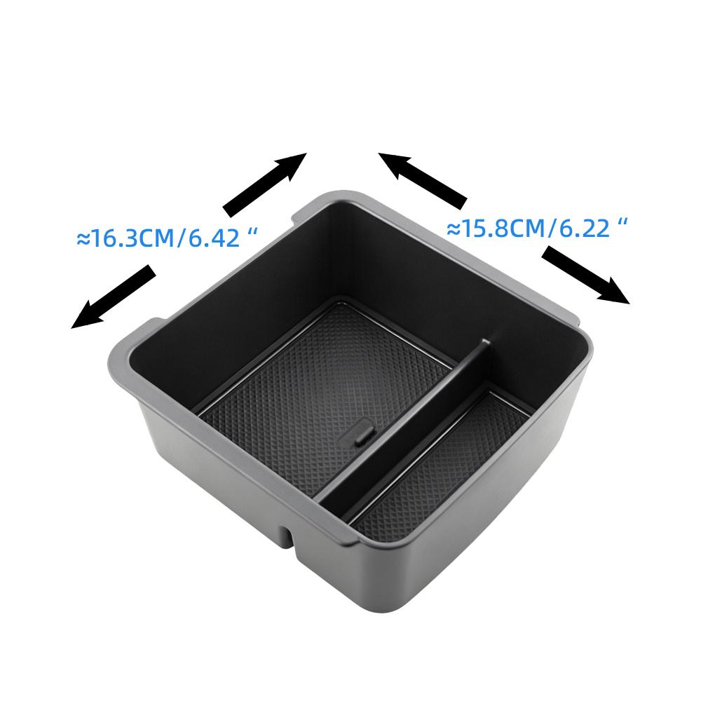 For Mitsubishi Outlander 2023 2024 2025 Armrest Storage Box Center Console Tray Plate Organizer Container Interior Accessories
