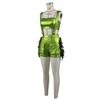 European and American Women’s Metallic Bandeau Fringe Suspender Shorts Set