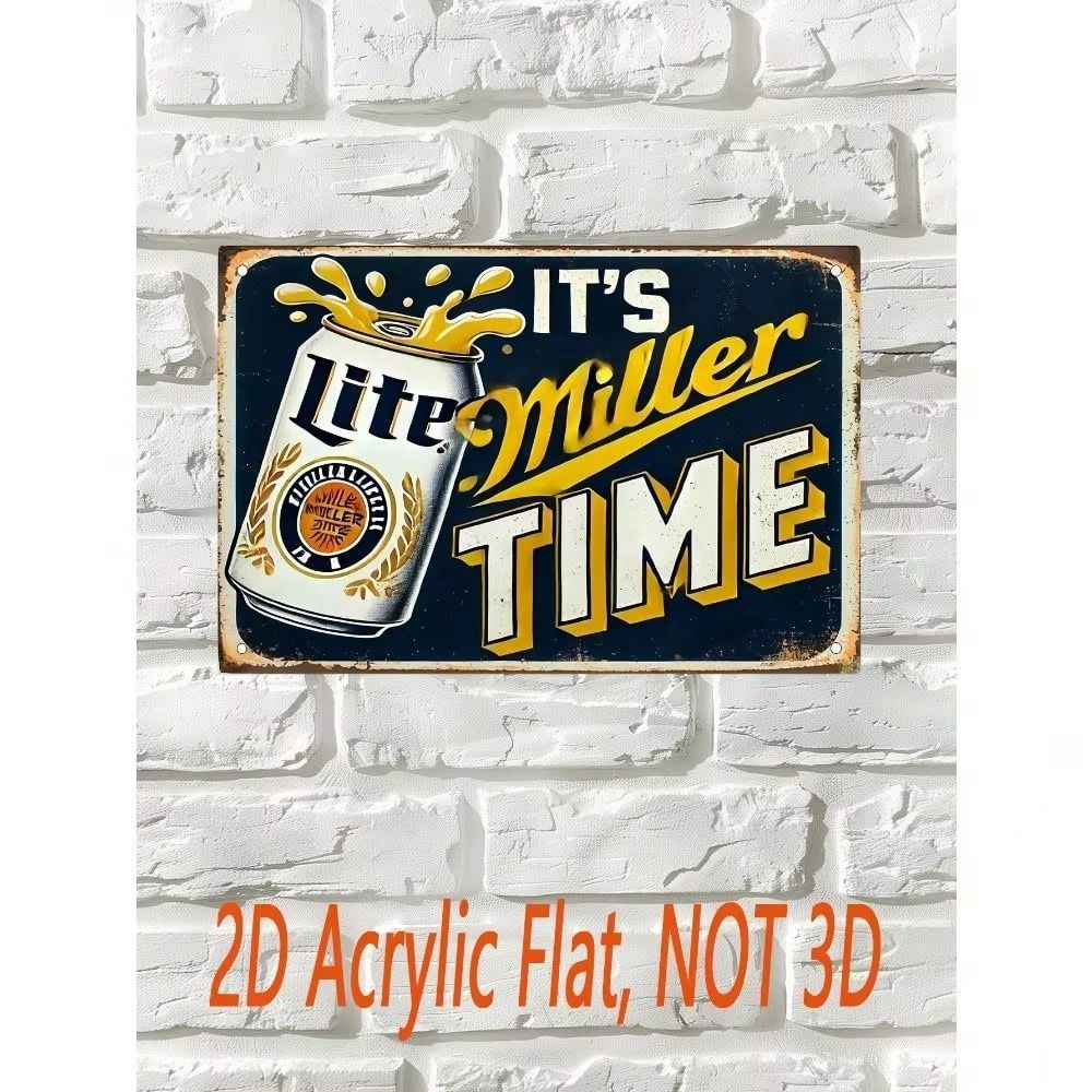 

Metal Wall Art Decor 20x30cm Vintage Tin Sign Retro Home Decoration Plate